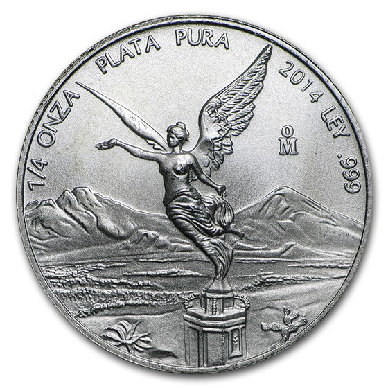 2014 Mexico 1/4 oz Silver Libertad BU 2014 Mexico 1/4 oz Silver Libertad BU